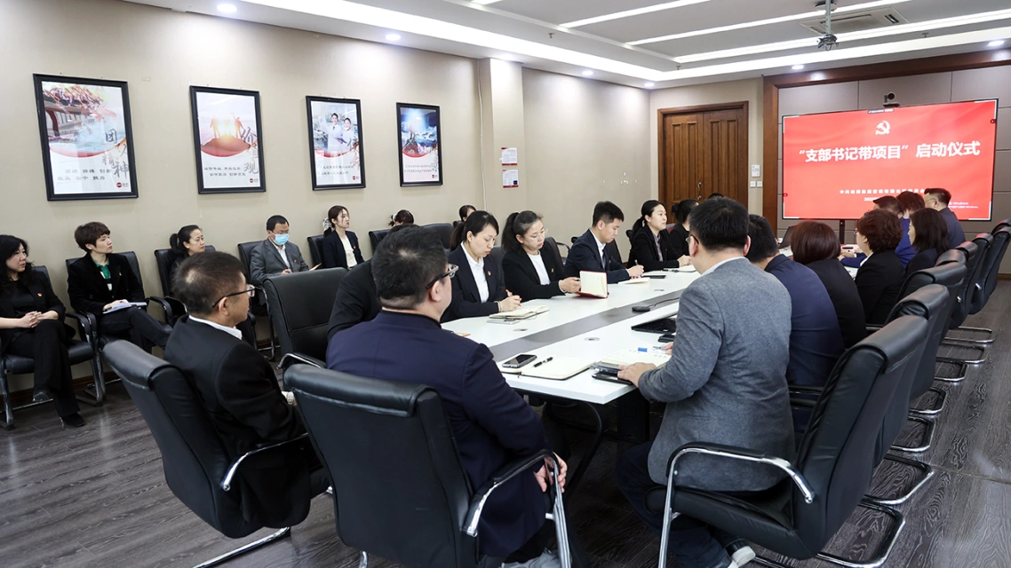 党徽闪耀 头雁领航&mdash;&mdash;yl23455永利集团官网营销召开"支部书记带项目"启动仪式